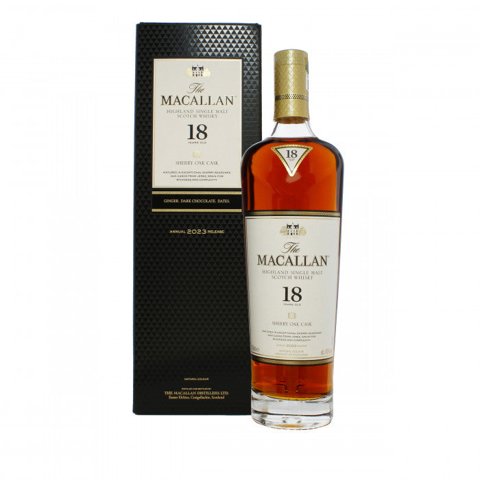 Macallan 18 Year Old 2023 Release 70cl 43% abv