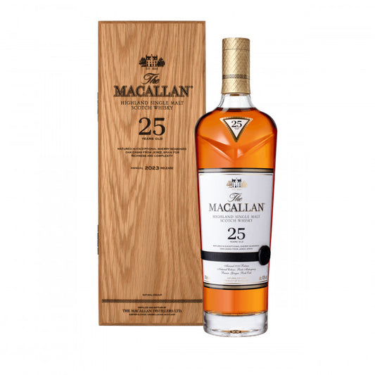 Macallan 25 Year Old Sherry Oak 2023 Release 70cl 43% abv