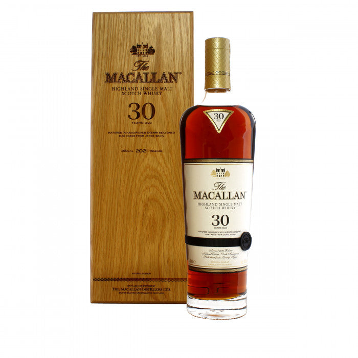 Macallan 30 Year Old Sherry Oak 2021 70cl 43% abv